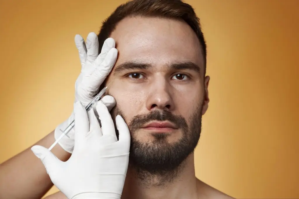 portrait man receiving enhancements tweakments through help cosmetic procedures 2048x1366 1