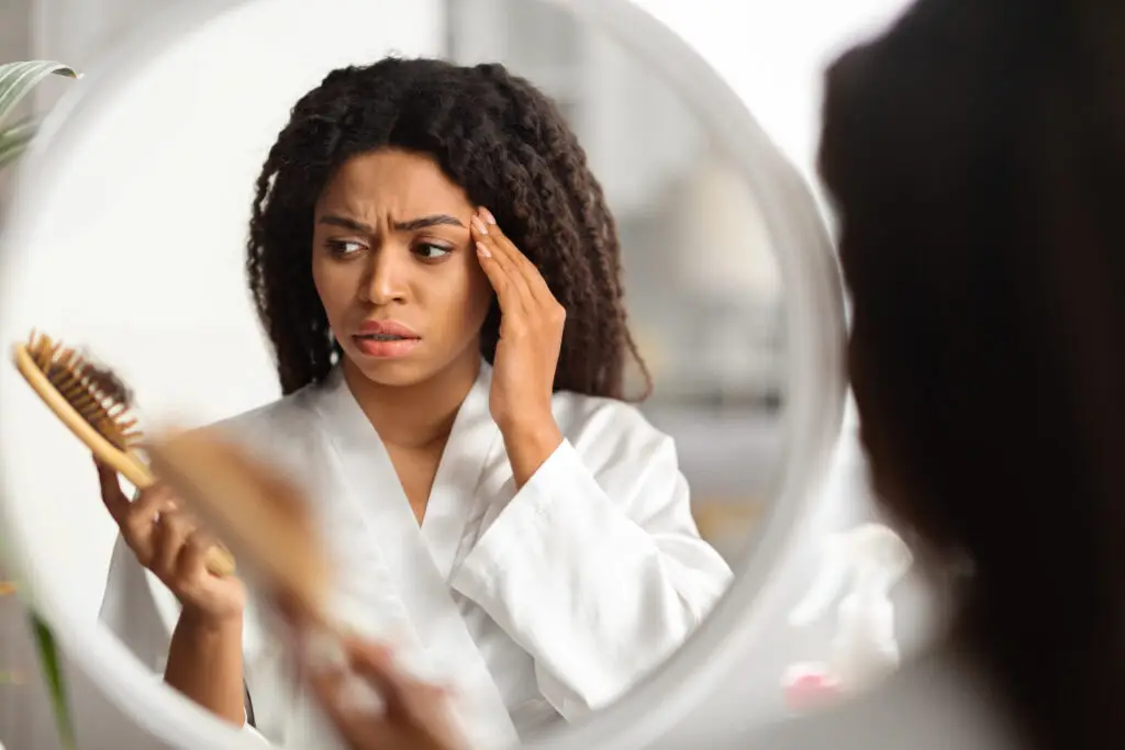 womens hair loss shedding concern miami beach